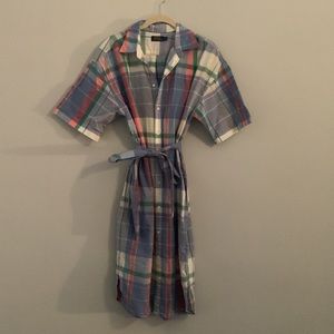 Plaid Polo Ralph Lauren Belted Shirtdress (12)